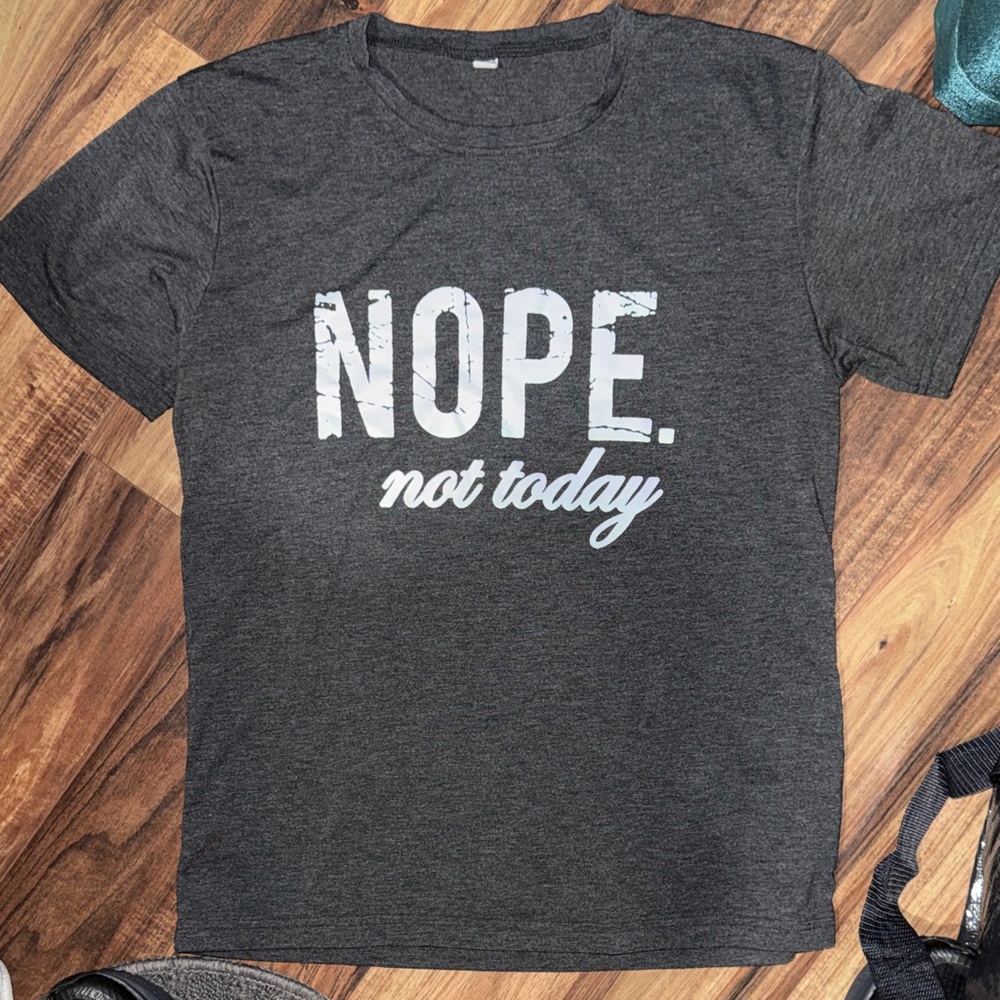 Charcoal Gray Graphic Tee
